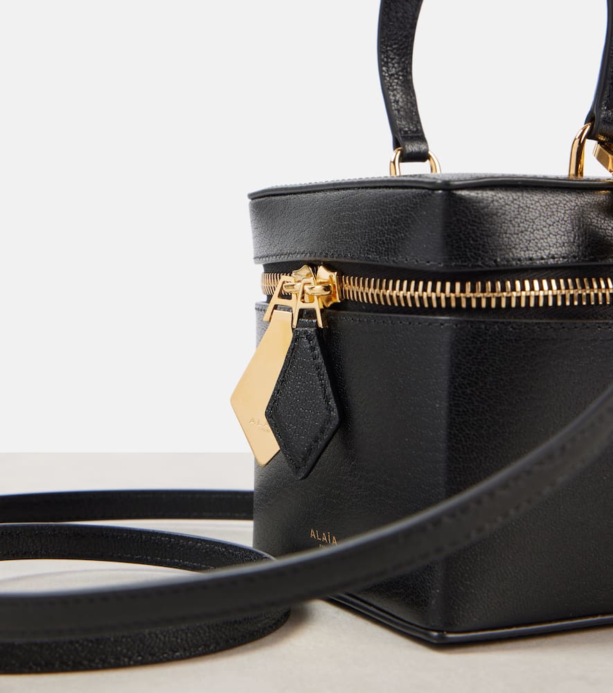 Alaia Cube leather vanity bag