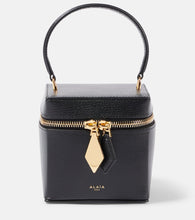 Alaia Cube leather vanity bag. Shop Alaia Top-Handle Bags for women now.