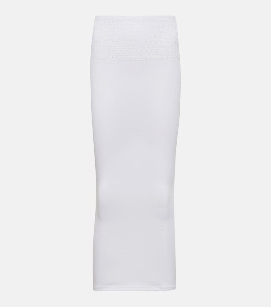 Alaia Cutout technical midi skirt - Alaia 镂空技术中长裙