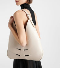 Alaia Delta leather shoulder bag