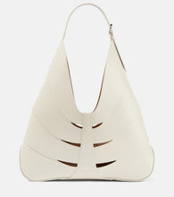 Alaia Delta leather shoulder bag. Shop Alaia Shoulder Bags for women now.