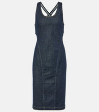 Alaia Denim midi dress. Alaia Denim 中长连衣裙
