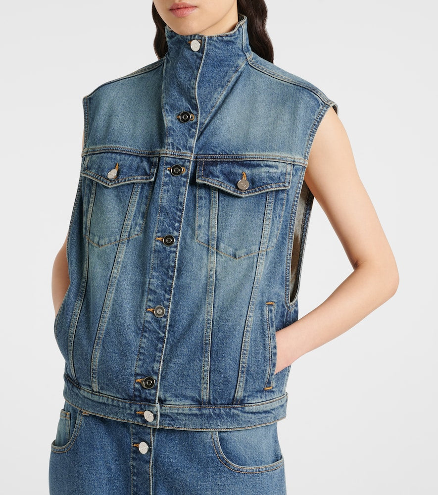 Alaia Denim vest