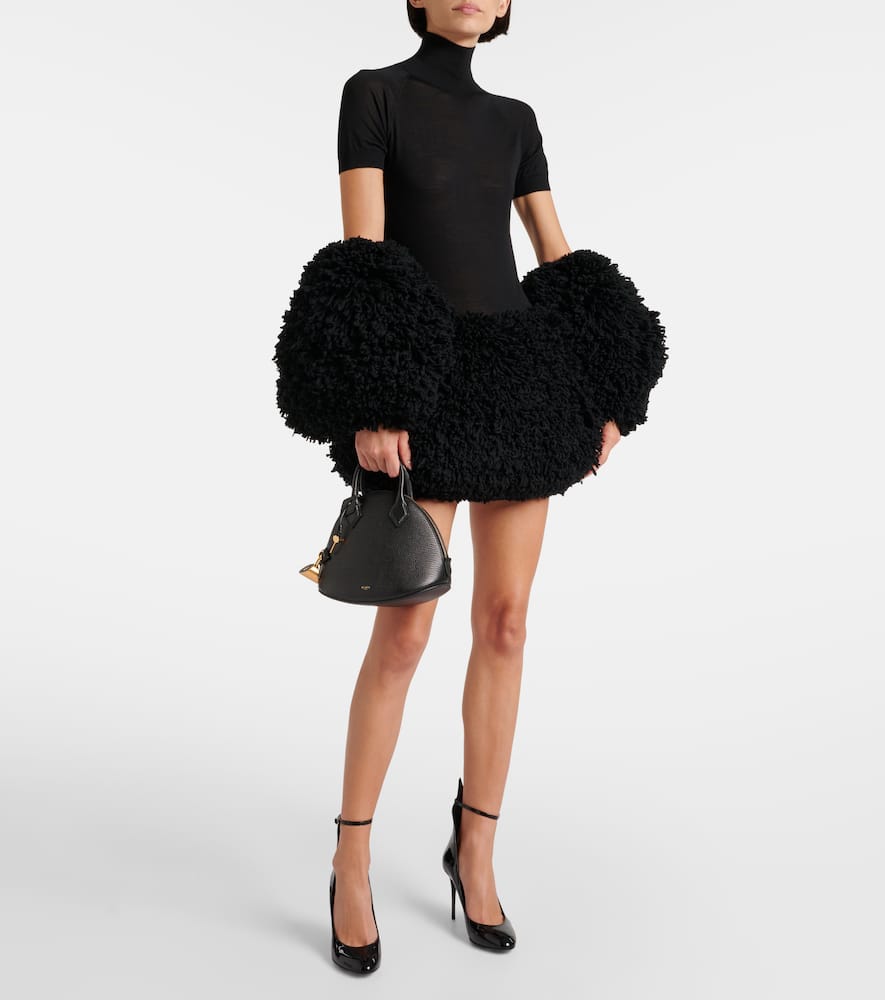 Alaia Dome 25 leather tote bag