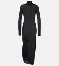 Alaia Draped wool turtleneck dress. Alaia 垂褶羊毛高领连衣裙