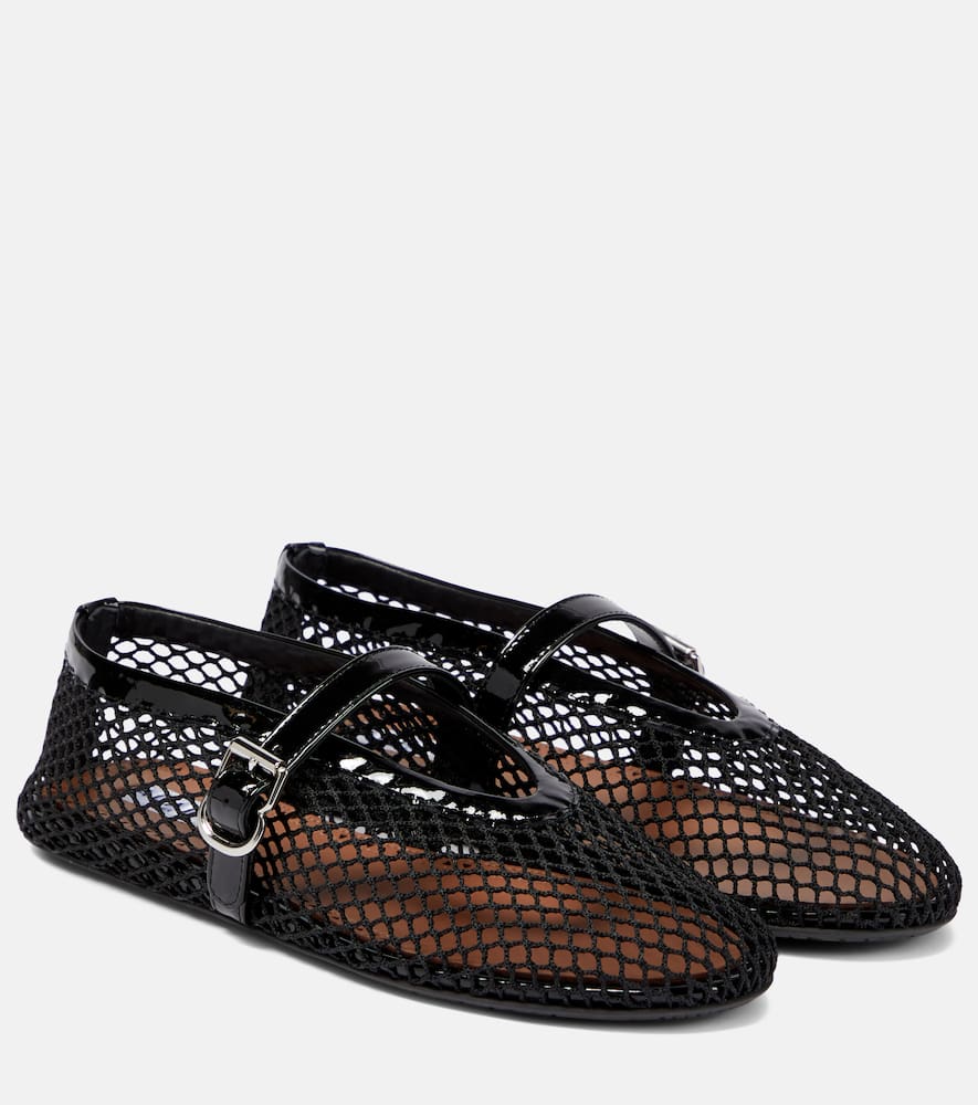 Alaia Fishnet ballet flats - Alaia 渔网芭蕾平底鞋