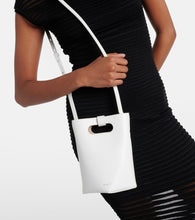 Alaia Folded Small leather tote bag