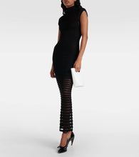 Alaia Folded Small leather tote bag