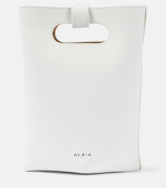 Alaia Folded Small leather tote bag. Shop Alaia Shoulder Bags for women now.