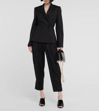 Alaia Herringbone wool gabardine blazer