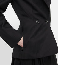 Alaia Herringbone wool gabardine blazer