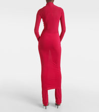 Alaia High-rise jersey skirt pants
