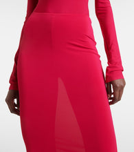 Alaia High-rise jersey skirt pants