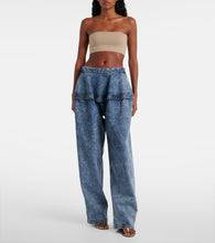 Alaia Infradito 90 mirrored leather sandals