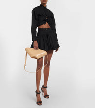 Alaia Khaima Small leather tote bag