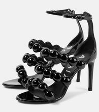 Alaia La Bombe 90 patent leather sandals