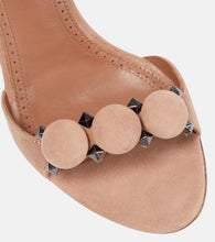 Alaia La Bombe 90 suede sandals