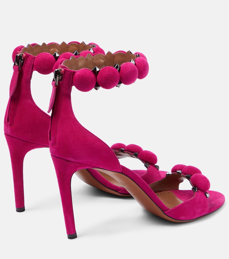 Alaia La Bombe suede sandals