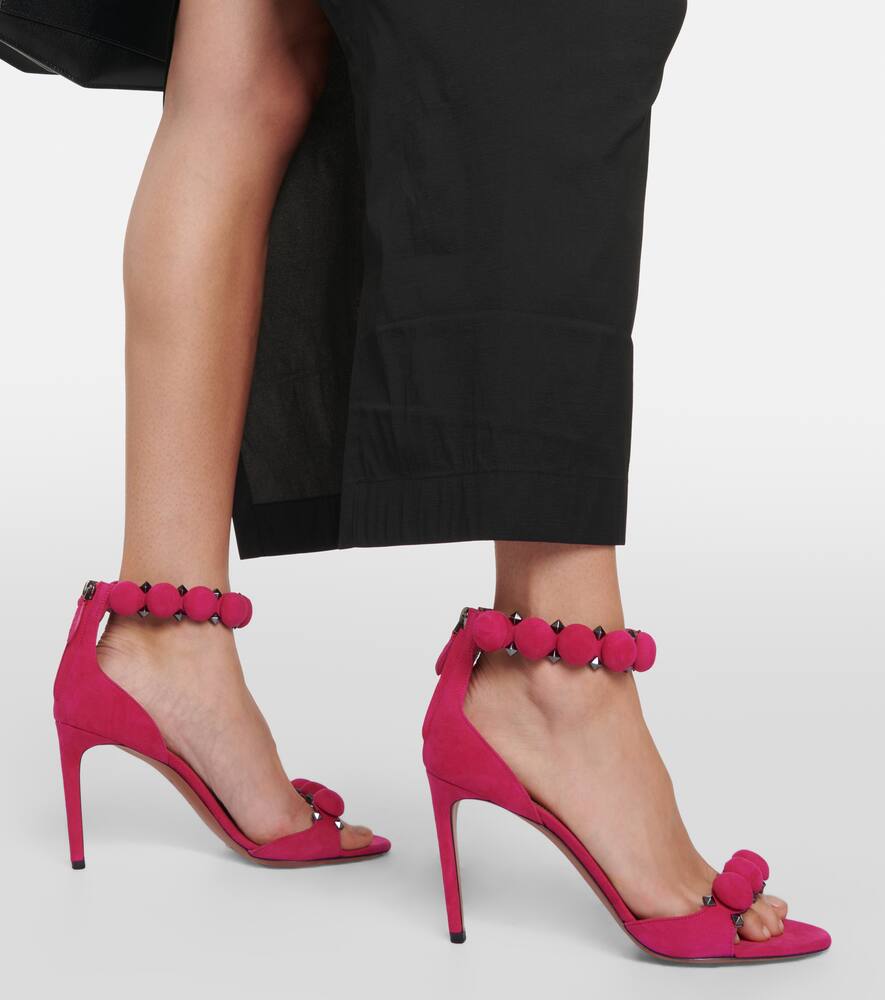 Alaia La Bombe suede sandals