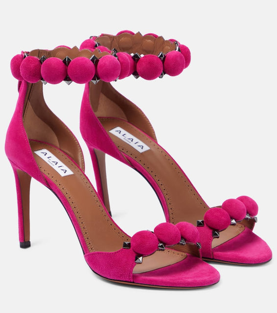 Alaia La Bombe suede sandals