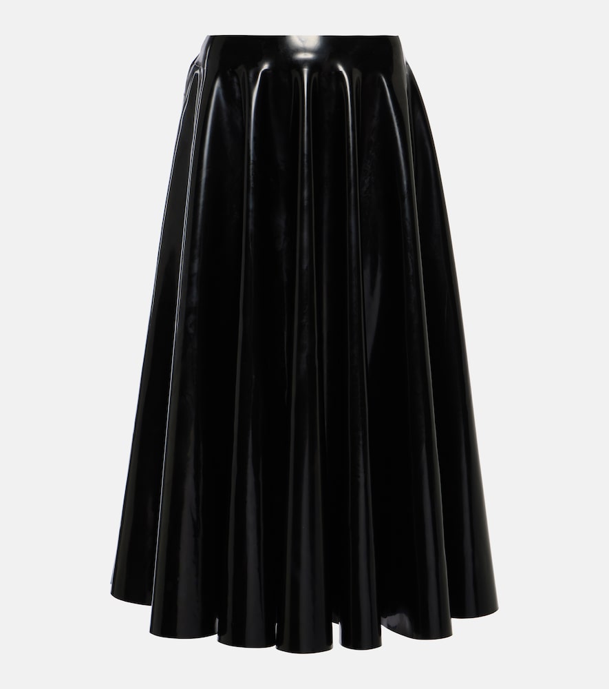 Alaia Latex midi skirt - Alaia 乳胶中长裙