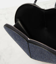 Alaia Le C√Ö¬ìur denim shoulder bag