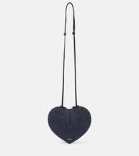 Alaia Le C√Ö¬ìur denim shoulder bag. Shop Alaia Crossbody Bags for women now.