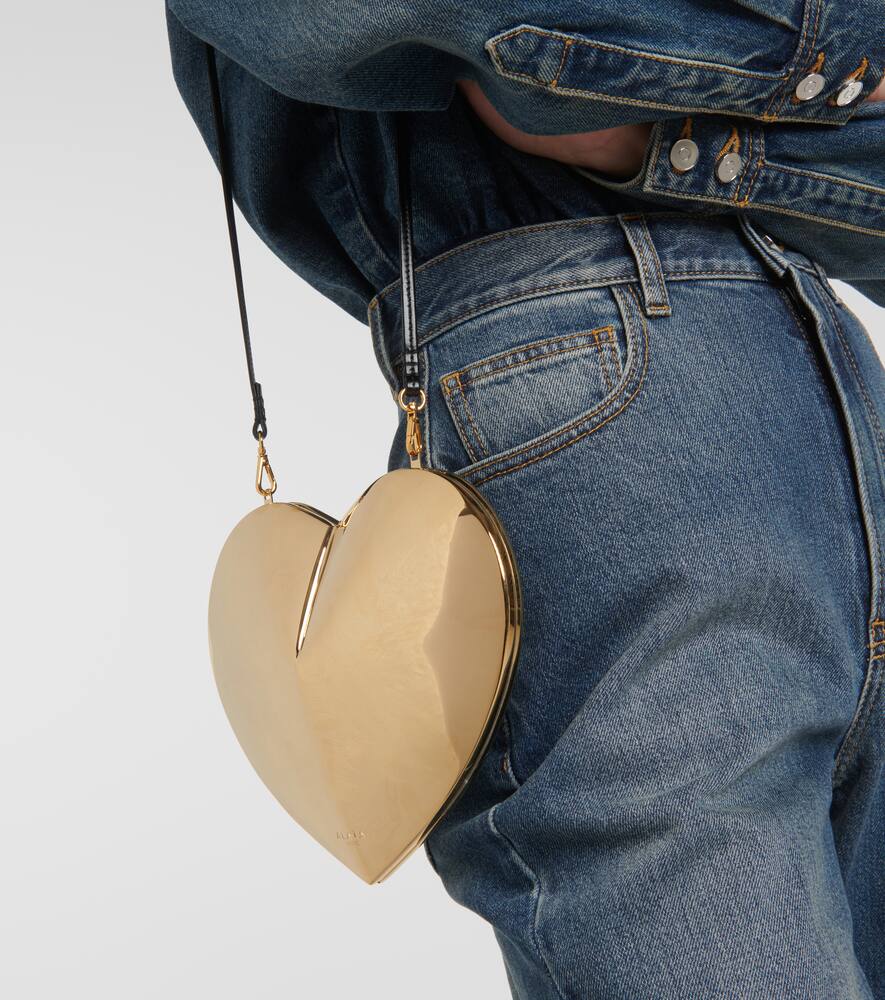 Alaia Le C√Ö¬ìur metal shoulder bag