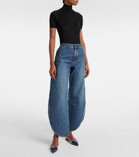 Alaia Le C√Ö¬ìur patent leather and PU slingback flats