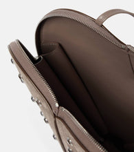 Alaia Le C√Ö¬ìur studded suede shoulder bag