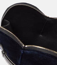 Alaia Le C√Ö¬ìur velvet heart clutch