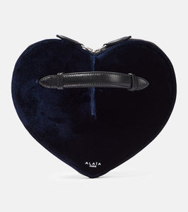 Alaia Le C√Ö¬ìur velvet heart clutch. Shop Alaia Clutches for women now.