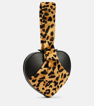 Alaia Le Cache C√Ö¬ìur calf hair and leather clutch