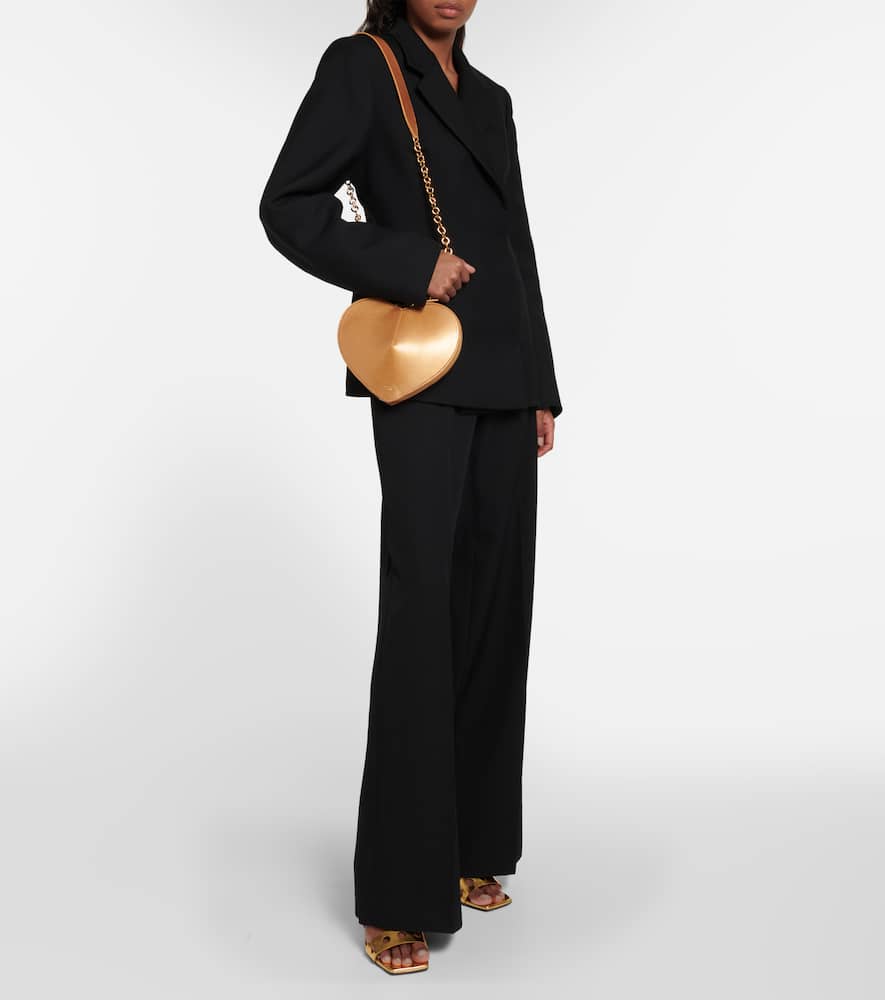 Alaia Le Coeur leather shoulder bag