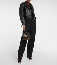 Alaia Le Coeur studded leather shoulder bag