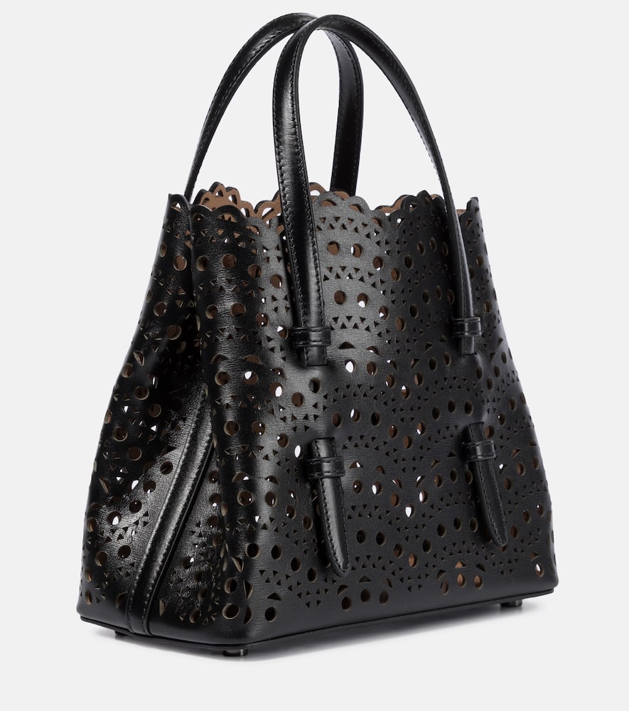 Alaia Le Mina 20 Vienne Wave leather tote bag