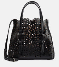 Alaia Le Mina 20 Vienne Wave leather tote bag. Shop Alaia Top-Handle Bags for women now.