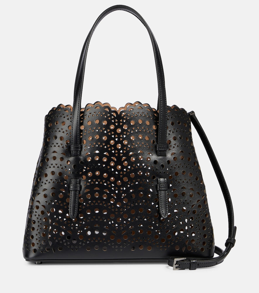 Alaia Le Mina 25 Vienne Wave leather tote bag - Alaia Le Mina 25 Vienne Wave 皮革手提包