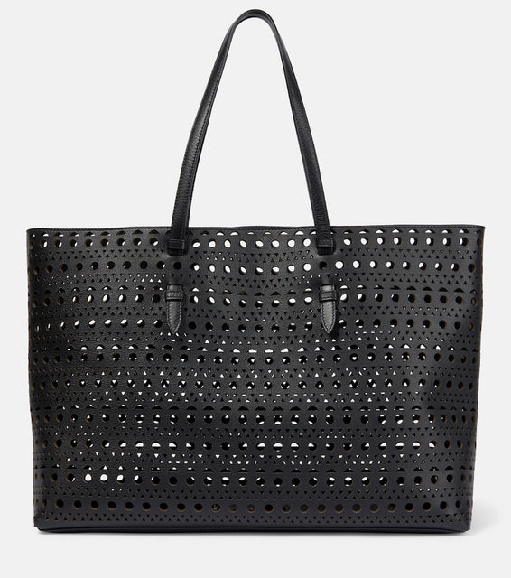 Alaia Le Mina 44 Vienne leather tote bag. Shop Alaia Tote Bags for women now.