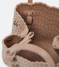 Alaia Le Mina Mini leather crossbody bag