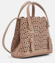 Alaia Le Mina Mini leather crossbody bag