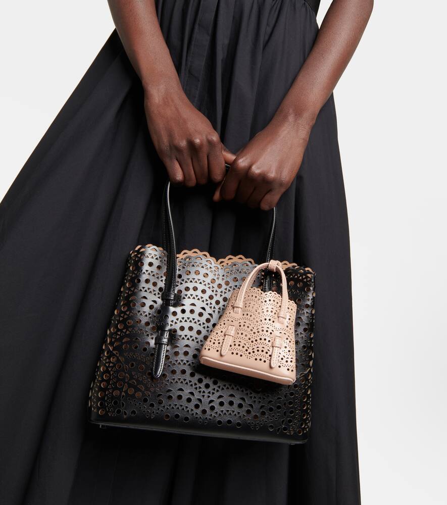 Alaia Le Mina Mini leather crossbody bag