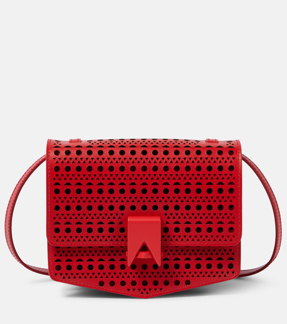 Alaia Le Papa Small Vienne leather crossbody bag. Shop Alaia Shoulder Bags for women now.