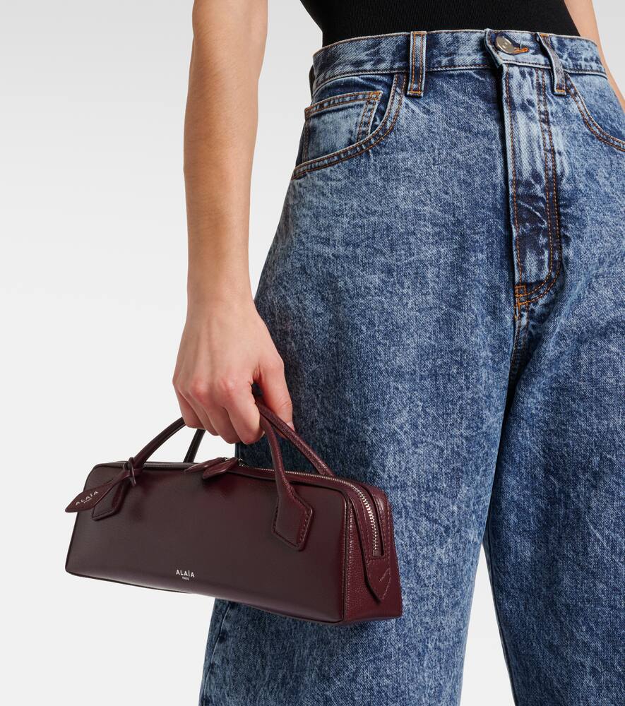 Alaia Le Teckel leather clutch