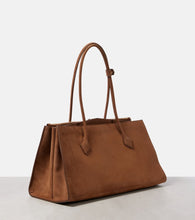 Alaia Le Teckel suede tote bag