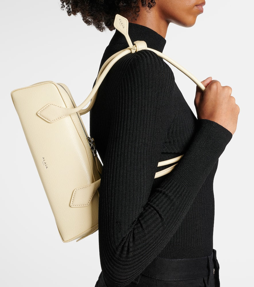 Alaia Le Teckle Small leather shoulder bag