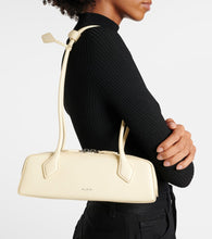 Alaia Le Teckle Small leather shoulder bag