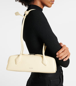 Alaia Le Teckle Small leather shoulder bag