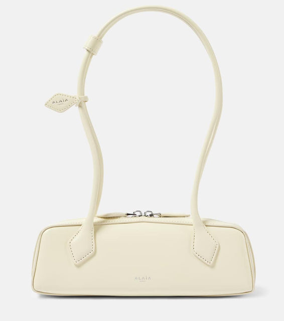 Alaia Le Teckle Small leather shoulder bag. Shop Alaia Shoulder Bags for women now.