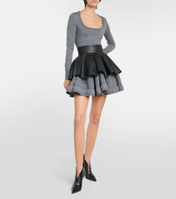 Alaia Leather ankle boots